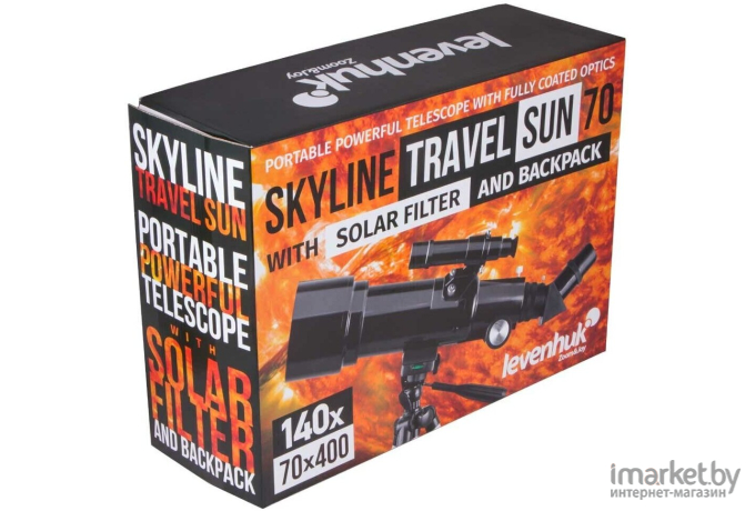 Телескоп Levenhuk SKYLINE TRAVEL SUN 70