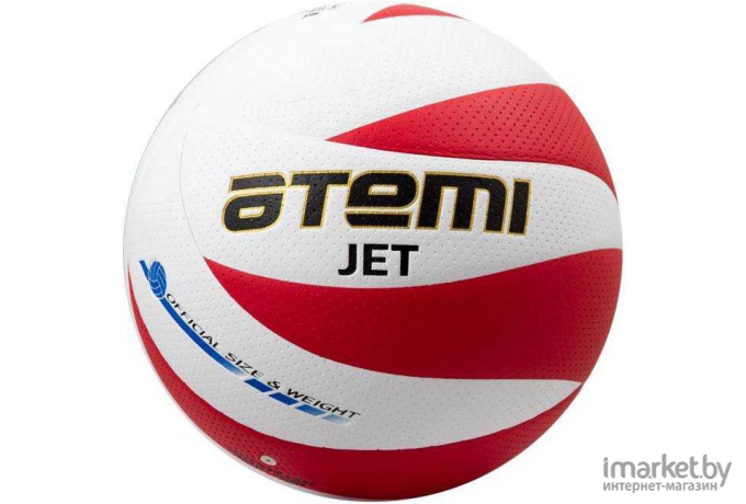 Волейбольный мяч Atemi JET белый/красный