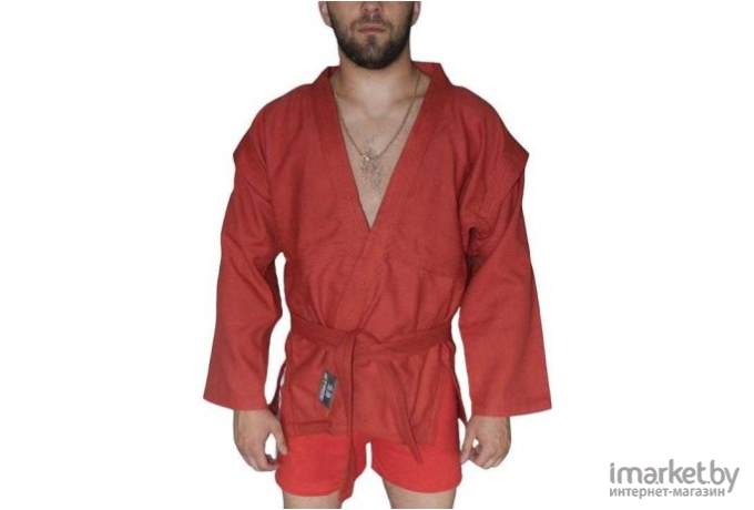 Куртка для самбо Atemi AX5 р-р 24 красный