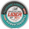 Леска флюорокарбоновая Lider Fluorocarbon 100% 30 м 0,12 мм [FL- 0112]