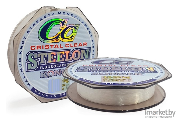 Леска флюорокарбоновая KONGER STEELON CRISTAL CLEAR FLUOROCARBON 150 м 0,30 мм [239150030]