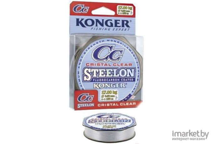 Леска флюорокарбоновая KONGER STEELON CRISTAL CLEAR FLUOROCARBON 150 м 0,30 мм [239150030]