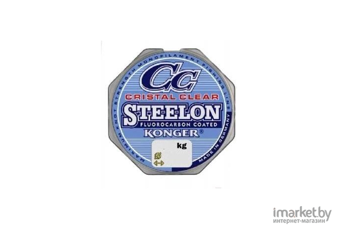 Леска монофильная KONGER STEELON CRISTAL CLEAR FLUOROCARBON 150 м 0,35 мм [239150035]