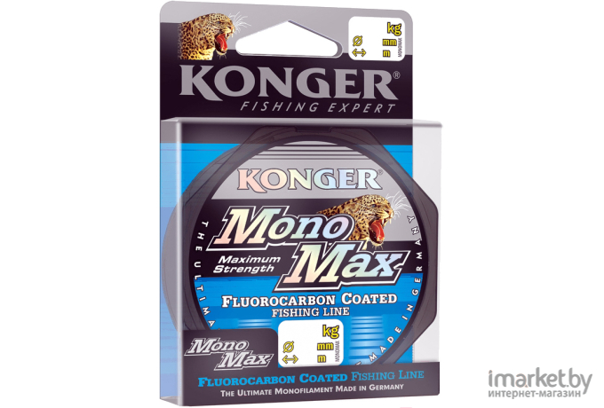 Леска флюорокарбоновая KONGER KEVLON MONOMAX FLUOROCARBON ICE 50 м 0,14 мм [212051014]