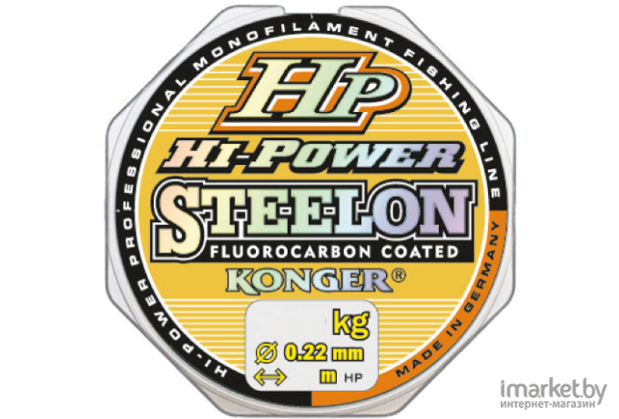 Леска флюорокарбоновая KONGER STEELON HP HI-POWER FLUOROCARBON 30 м 0,16 мм [241030016]