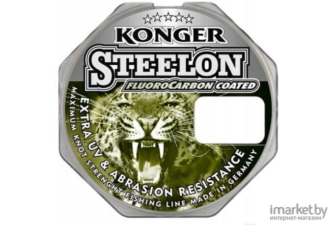 Леска флюорокарбоновая KONGER STEELON FLUOROCARBON 100 м 0,12 мм [220100012]