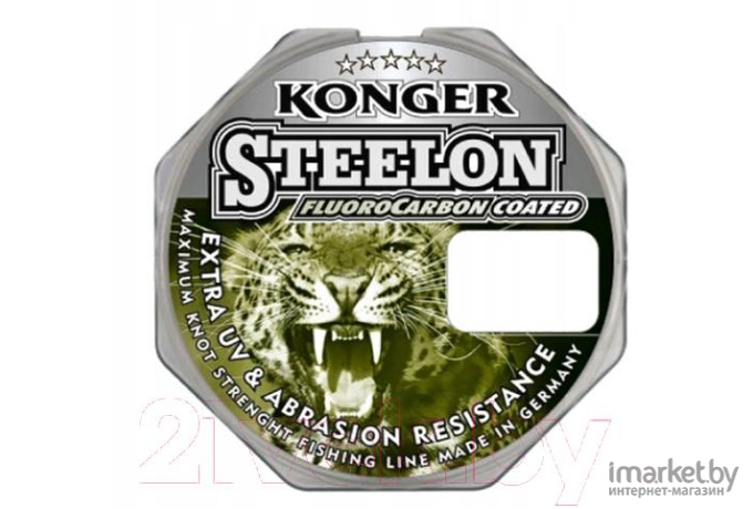 Леска флюорокарбоновая KONGER STEELON FLUOROCARBON 100 м 0,45 мм [220100045]