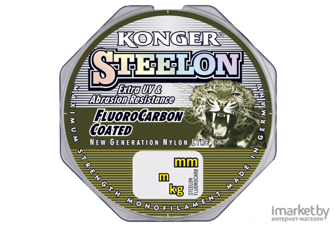 Леска монофильная KONGER STEELON FLUOROCARBON 30 м 0,12 мм [220030012]