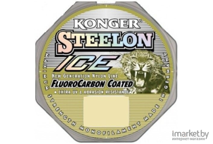 Леска монофильная KONGER STEELON FLUOROCARBON ICE 50 м 0,10 мм [220050010]