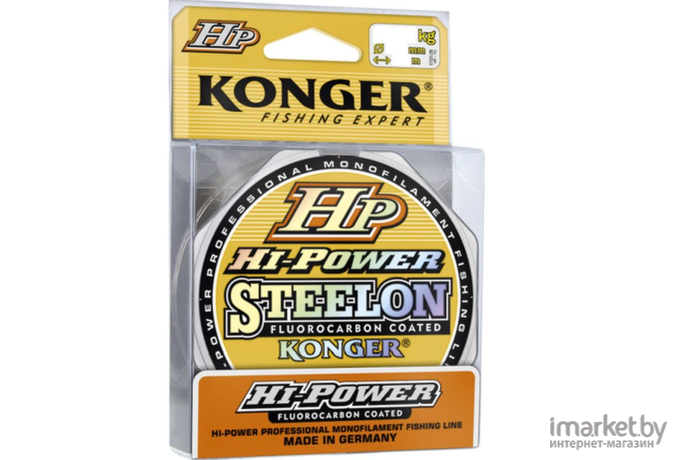 Леска монофильная KONGER STEELON HP HI-POWER FLUOROCARBON 100 м 0,18 мм [241100018]