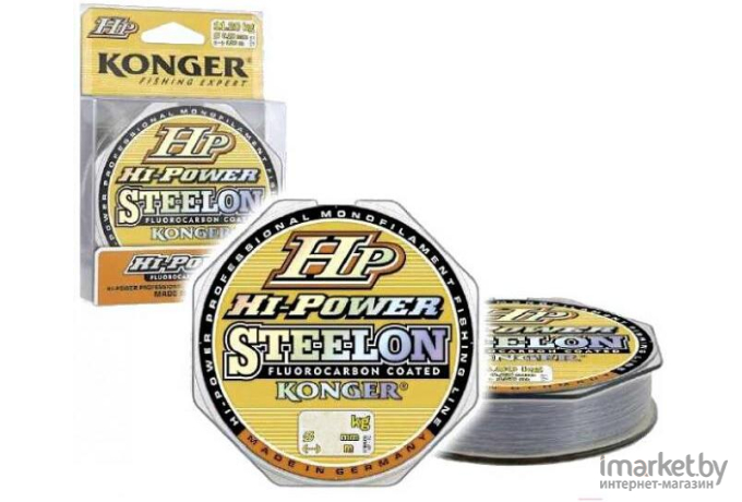 Леска монофильная KONGER STEELON HP HI-POWER FLUOROCARBON 100 м 0,18 мм [241100018]