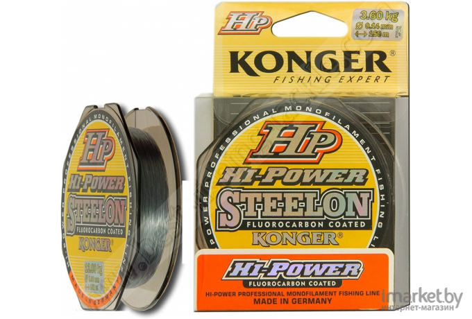 Леска монофильная KONGER STEELON HP HI-POWER FLUOROCARBON 100 м 0,18 мм [241100018]