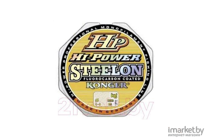 Леска монофильная KONGER STEELON HP HI-POWER FLUOROCARBON 100 м 0,22 мм [241100022]