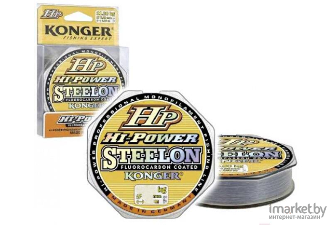 Леска монофильная KONGER STEELON HP HI-POWER FLUOROCARBON 100 м 0,25 мм [241100025]