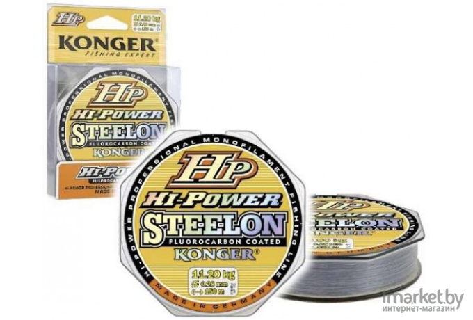 Леска монофильная KONGER STEELON HP HI-POWER FLUOROCARBON 150 м 0,25 мм [241150025]