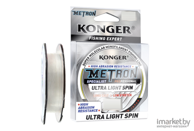 Леска монофильная KONGER METRON SPECIALIST ULTRA LIGHT SPIN 150 м 0,14 мм [203150014]