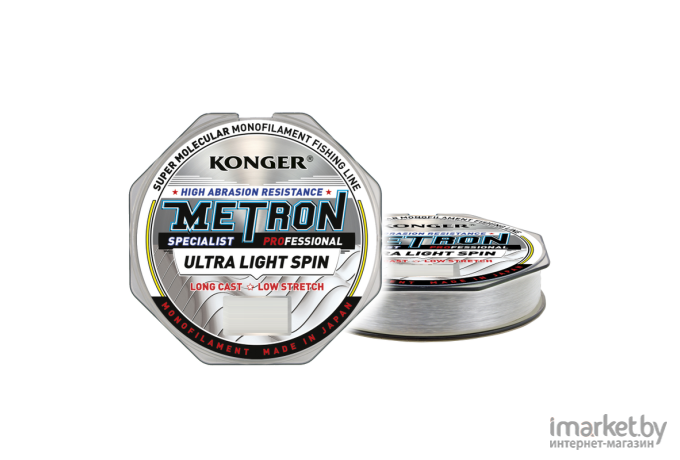 Леска монофильная KONGER METRON SPECIALIST ULTRA LIGHT SPIN 150 м 0,14 мм [203150014]