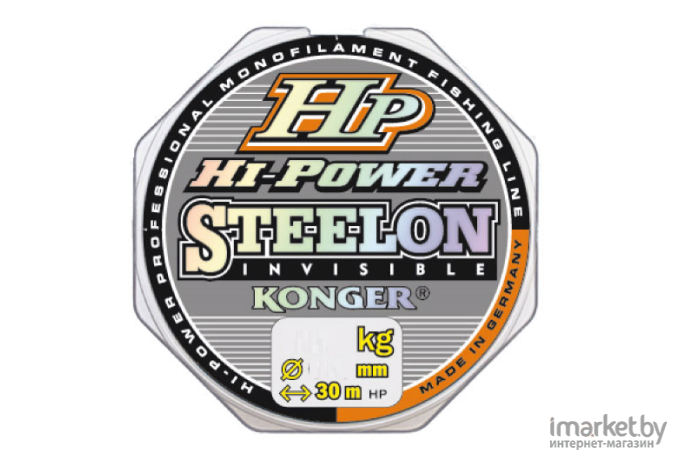 Леска монофильная KONGER STEELON HP HI-POWER INVISIBLE 30 м 0,20 мм [234030020]