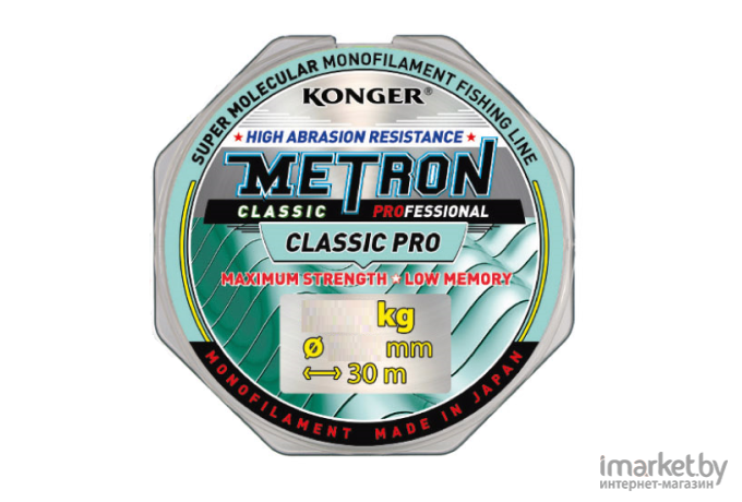 Леска монофильная KONGER METRON CLASIC PRO 30 м 0,10 мм [200030010]