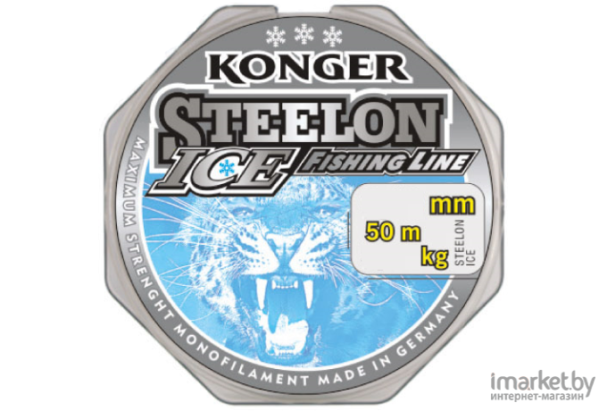 Леска монофильная KONGER STEELON ICE 50 м 0,10 мм [213050010]