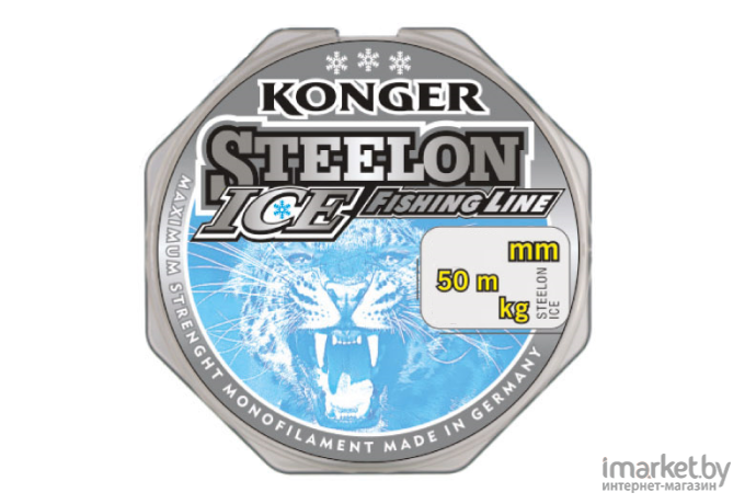 Леска монофильная KONGER STEELON ICE 50 м 0,10 мм [213050010]