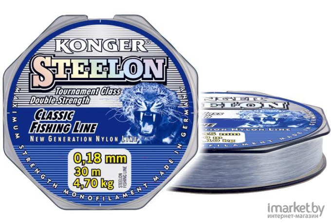 Леска монофильная KONGER STEELON 30 м 0,20 мм [213030020]