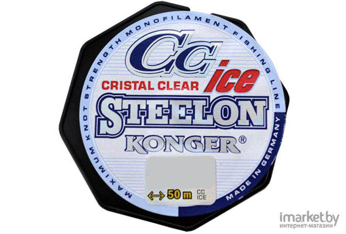 Леска монофильная KONGER STEELON CRISTAL CLEAR ICE 50 м 0,12 мм [240050012]