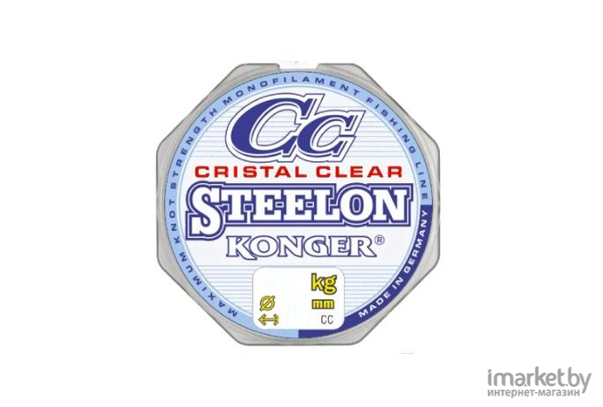 Леска монофильная KONGER STEELON CRISTAL CLEAR 150 м 0,22 мм [240150022]