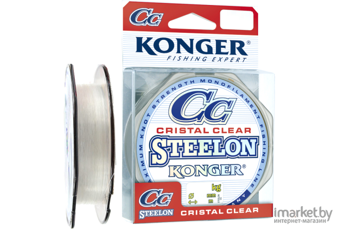 Леска монофильная KONGER STEELON CRISTAL CLEAR 150 м 0,22 мм [240150022]