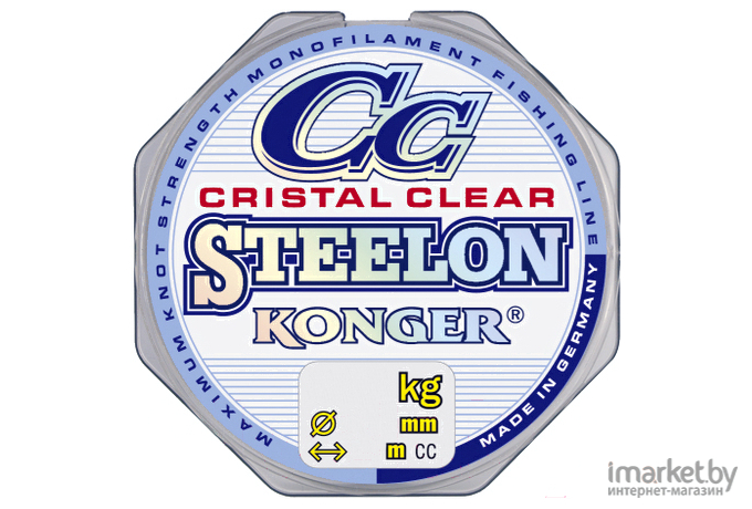 Леска монофильная KONGER STEELON CRISTAL CLEAR 30 м 0,08 мм [240030008]