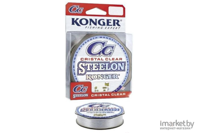 Леска монофильная KONGER STEELON CRISTAL CLEAR 30 м 0,12 мм [240030012]