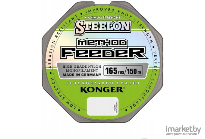 Монофильная леска KONGER STEELON METHOD FEEDER 150 м 0,18 мм [257150018]