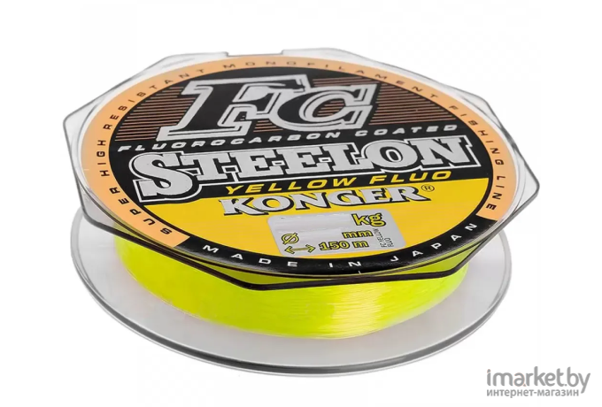 Монофильная леска KONGER STEELON FC YELOW 150 м 0,18 мм [246150018]