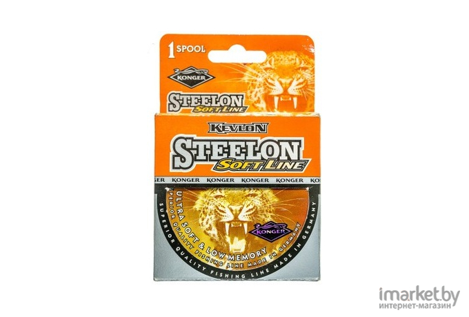 Леска монофильная KONGER STEELON SOFT LINE 100 м 0,28 мм [219100028]