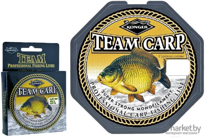 Леска монофильная KONGER TEAM CARP 250-350 м 0,35 мм [214001035]