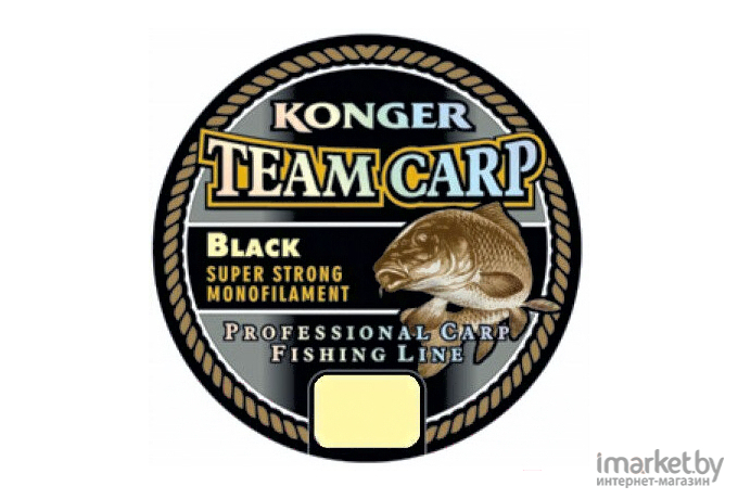 Леска монофильная KONGER TEAM CARP 1000 м 0,28 мм Black [228001028]