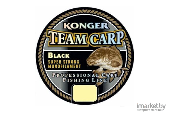 Леска монофильная KONGER TEAM CARP 1000 м 0,35 мм Black [228001035]