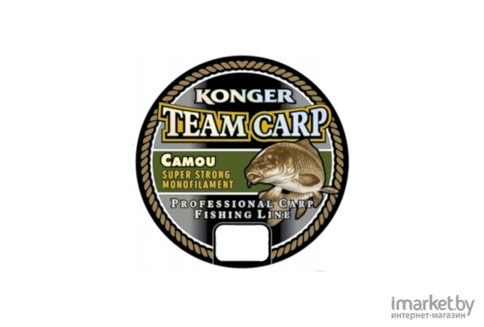 Леска монофильная KONGER TEAM CARP CAMOU 1000 м 0,25 мм [227001025]