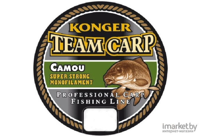 Леска монофильная KONGER TEAM CARP CAMOU 1000 м 0,28 мм [227001028]