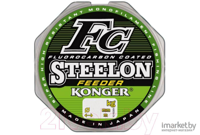 Леска монофильная KONGER STEELON FC FEEDER 150 м 0,28 мм [237150028]