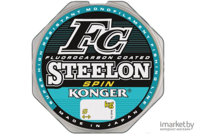 Леска монофильная KONGER STEELON FC SPIN 100 м 0,14 мм [253100014]