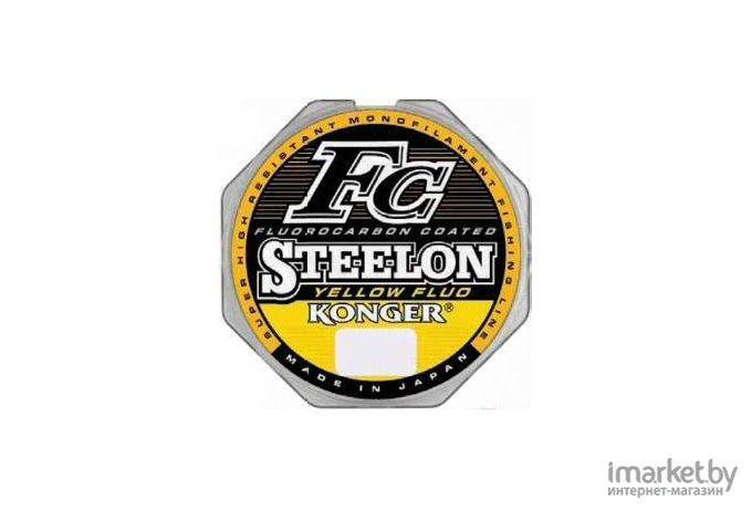 Леска монофильная KONGER STEELON FC Yellow 150 м 0,22 мм [246150022]