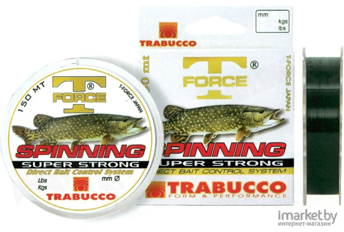 Леска монофильная Trabucco T-FORCE SPINNING PIKE 150 м 0,18 мм [053-55-180]