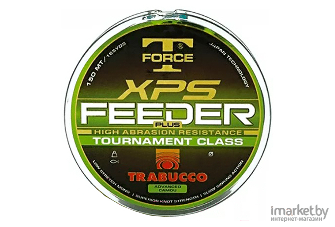 Леска монофильная Trabucco T-FORCE XPS FEEDER PLUS 150 м 0,20 мм [053-95-200]