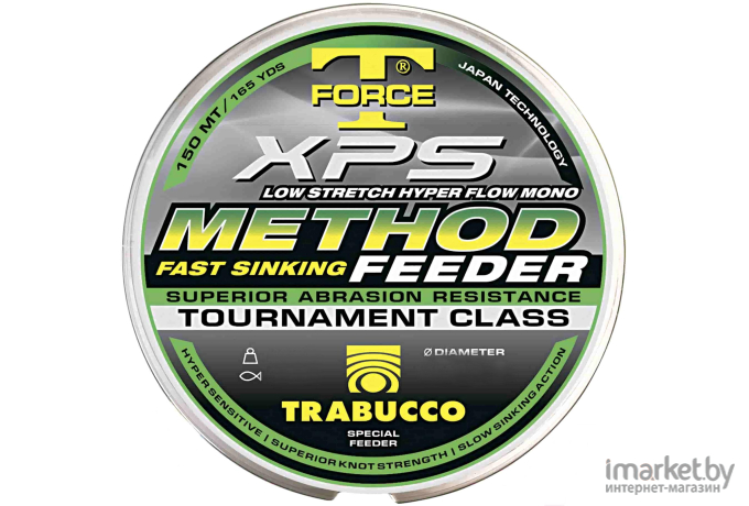 Леска монофильная Trabucco T-FORCE XPS METHOD FEEDER 150 м 0,28 мм [053-96-280]