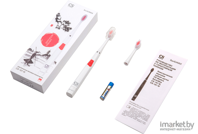 Электрическая зубная щетка CS Medica SonicMax CS-167-W White