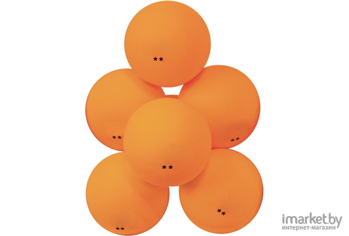 Мячи для настольного тенниса Atemi ATB201 6 шт оранжевый