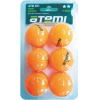 Мячи для настольного тенниса Atemi ATB201 6 шт оранжевый