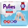 Детские подгузники Pufies Sensitive Extra Large 16+ кг (38шт)