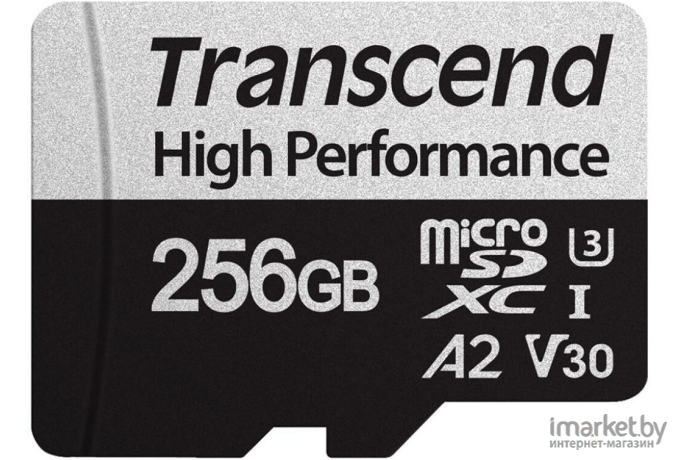 Карта памяти Transcend microSD 256GB microSDXC Class 10 UHS-I U3 [TS256GUSD330S]